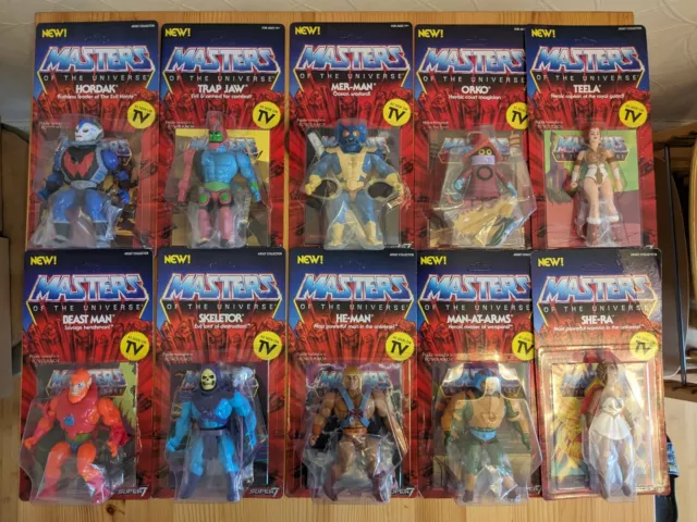He-Man Masters of the Universe Retro Actionfigur Super7 Neu & OVP Sammlung