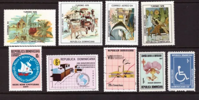 Dominican Republic 1977 mint MNH stamps selection