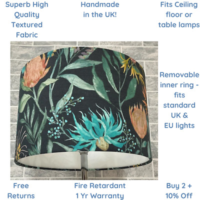 Voyage Maison Fortazela Sapphire Lampshade for ceiling light table floral flower