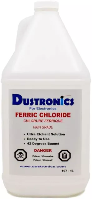 High Grade Ferric Chloride Liquid Solution 4L Bottle