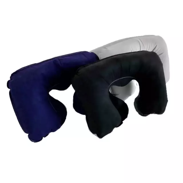 Inflatable Neck and Head Travel Pillows – Compact Portable U Shaped Pillows for