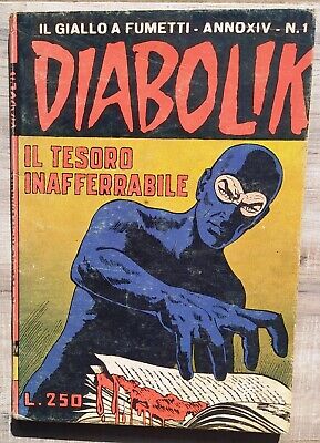 Diabolik (Inedito) Anno Xvi - N. 1 Il Tesoro Inafferrabile - 5 Gennaio 1975
