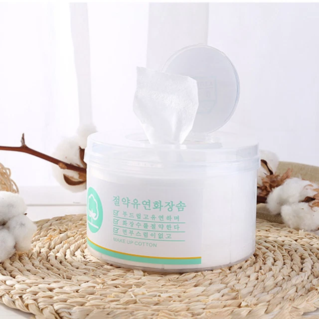 600 piezas almohadillas de algodón maquillaje facial algodón limpio algodón