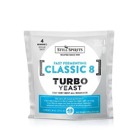 Still Spirits CLASSIC 8 Turbo Yeast - 5 PACK - 240 gram packs