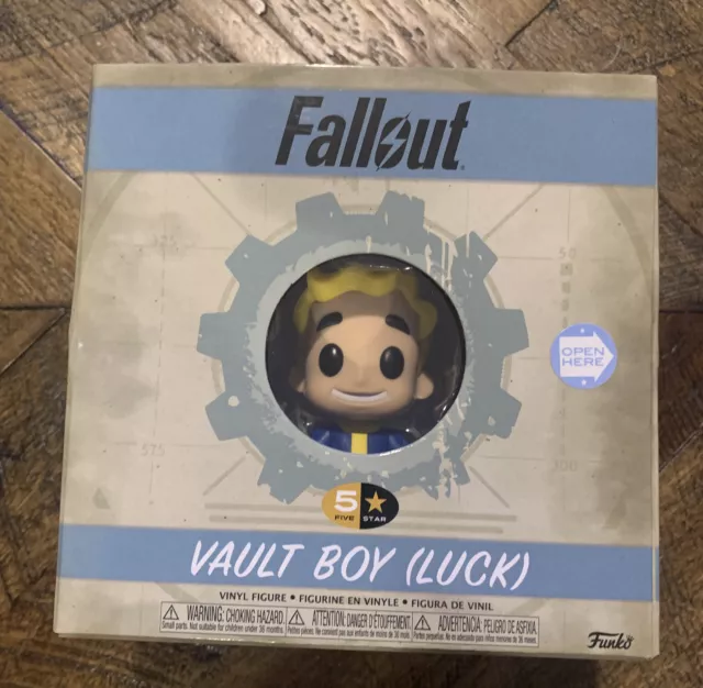 FUNKO 5 STAR: Fallout - Vault Boy (Luck) Vinyl Figure NEW
