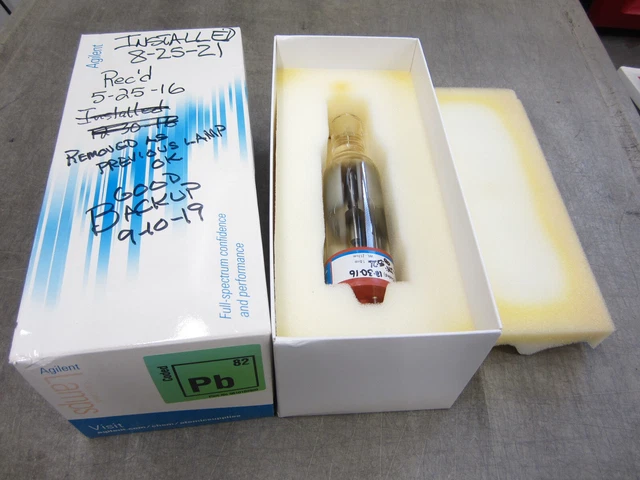 Agilent Lead (Pb) coded single element hollow cathode lamp 5610102900 #1