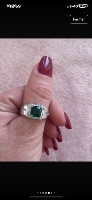 Bague Homme En Argent 925 Millièmes - Taille 62, Neuve Avec étiquettes