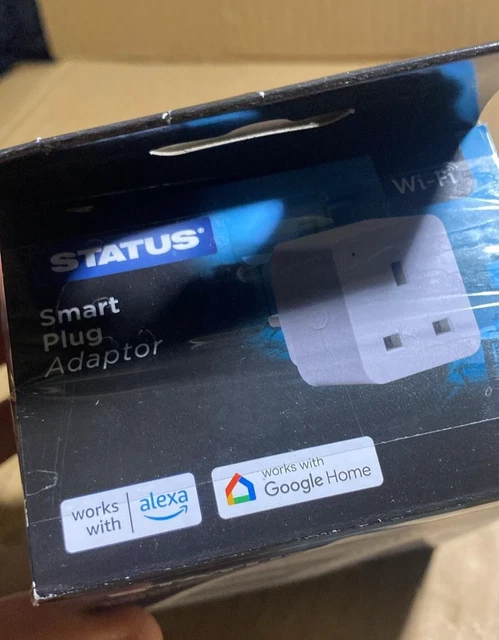 STATUS SMART PLUG Wi-Fi Adaptor | App Controlled | UK 3-Pin Plug £8.00 ...