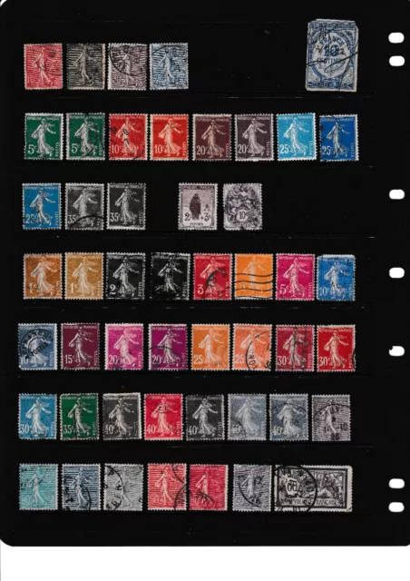 Huge collection of French +Colonies vintage stamps 500+ different - see 12 scans 2