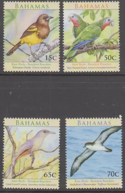 Bahamas 2009 Stamps Birds/Oriole/Sheerwater/Parrot/Cuckoo Sc1272-5 Mnh T-753