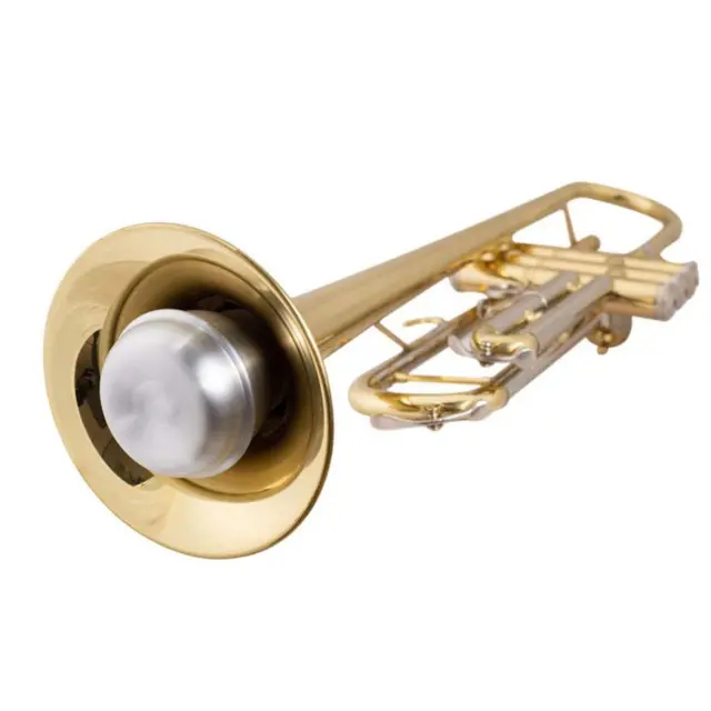 Aluminum Alloy Trumpet Straight Mutes Sound Weaken Trumpet Mute for Jazz Musical