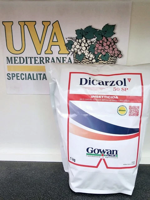 DICARZOL 50 SP GOWAN 1kg – Insetticida Polvere Per Tripidi, Uva, Pomodoro, Ortaggi – Fatto In Italia - 5