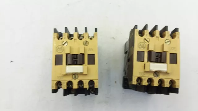 Allen Bradley 700-F220A1 Contactor 10 Amp 110/120 Vac Coil 2No/2Nc Lot Of 2