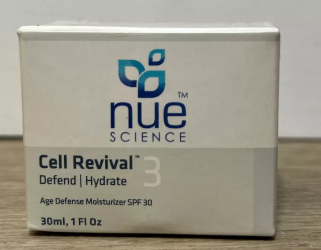 (NEW) Nue Science Cell Revival - Defend/Hydrate Age Defense Moisturizer SPF30