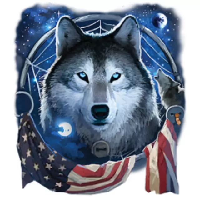 Wolf Dream Flag Tote