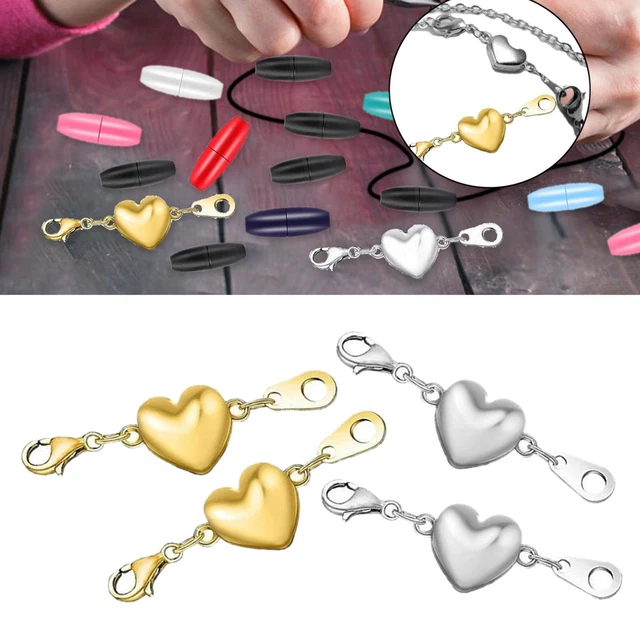 4x Magnetic Jewelry Clasps Lobster Clasps for Anklet Jewelry Making Bracelet