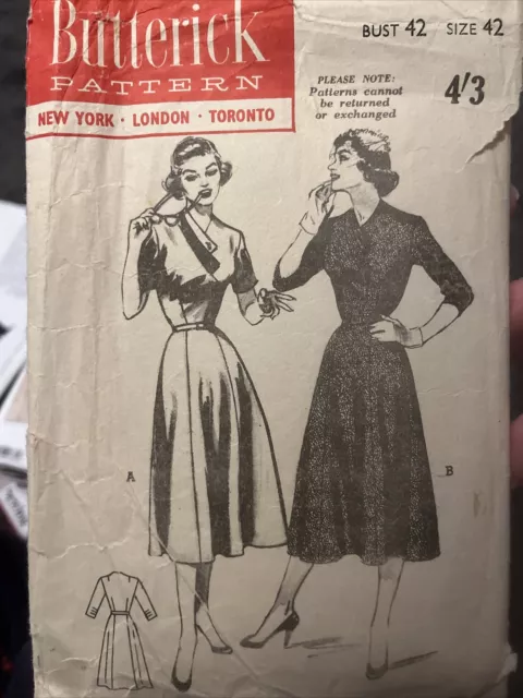 Butterick 1950S Dress Pattern