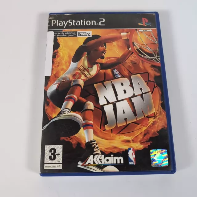 NBA Jam Playstation PS2 Video Game Manual PAL