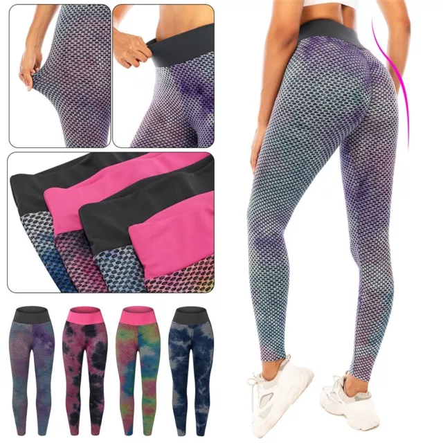 Womens Cargo Yoga Leggings with 4 Pockets Tummy Control Workout