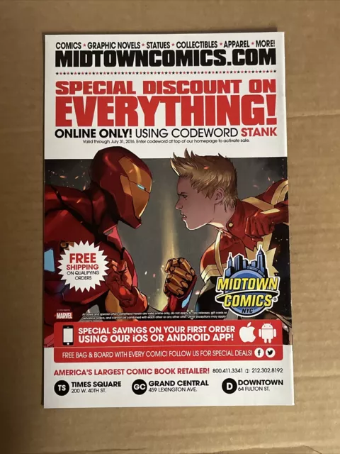 Extraordinary X-Men #12 First Print Marvel Comics (2016) Apocalypse Wars 2