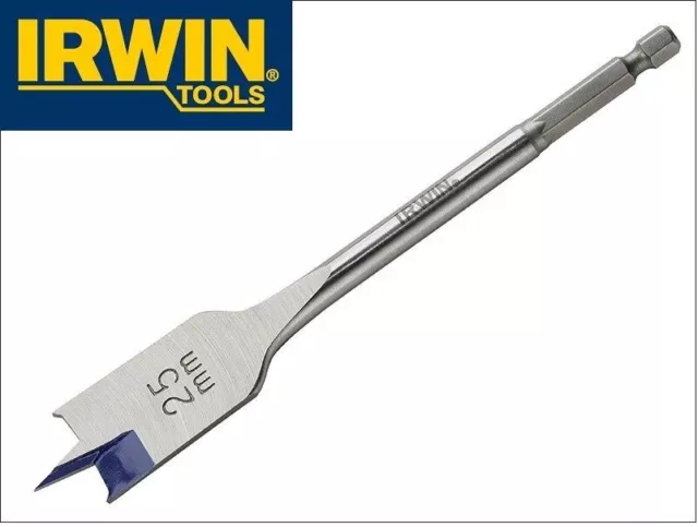 Irwin Blue Groove Flat Bit Spade Drill Self Cut Bit Wood 2