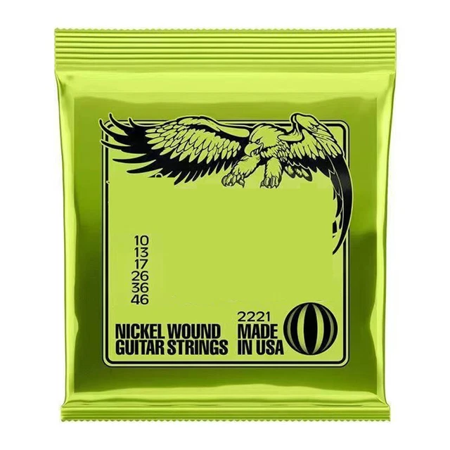 3 sets Electric Guitar Strings Ernie Nickel Plated Regular Slinky 2221 10-46