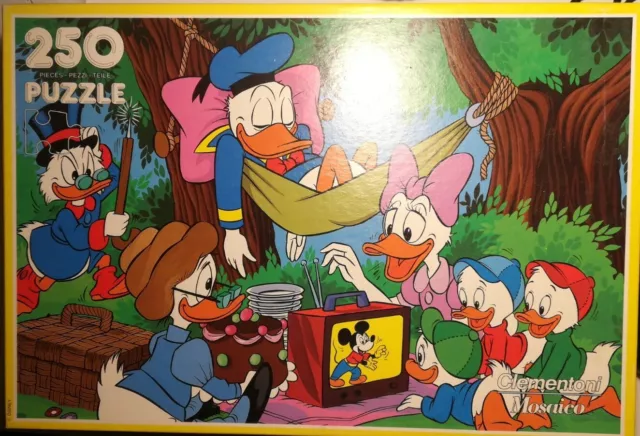 Walt Disney / Clementoni - Puzzle / Mosaico Vintage - 250 Pezzi - Molto Raro