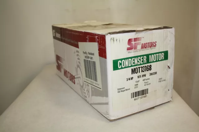 Moteur Condensateur Sf Mot13168 Remplace Ao Smith Fse1076S