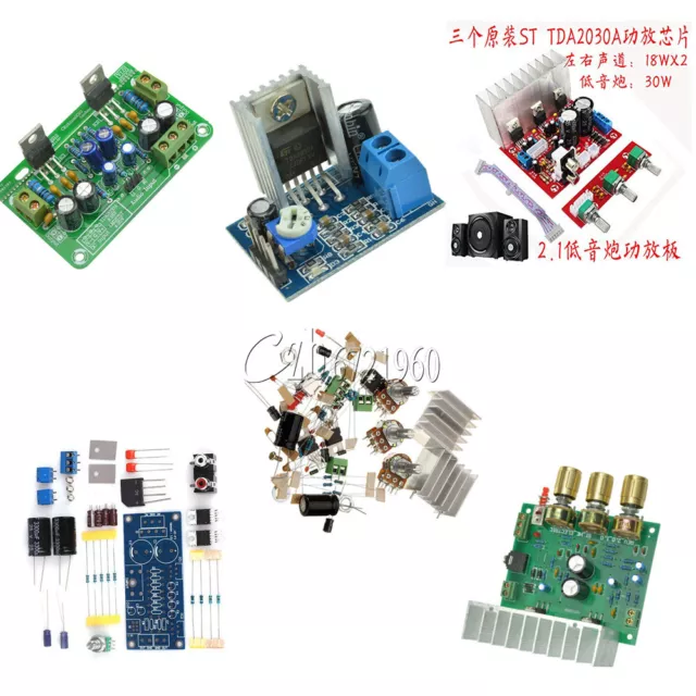 TDA2030A TDA2030 18Wx2 15W+15W  Audio Power Amplifier Arduino Components DIY Kit