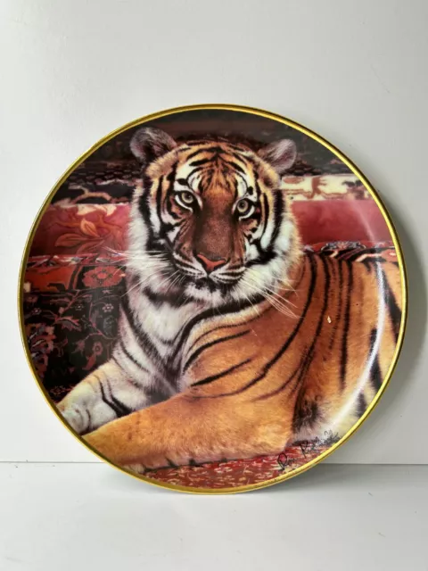 The Imperial Tiger by Ron Kimball Franklin Mint Limited Edition Collector Plate