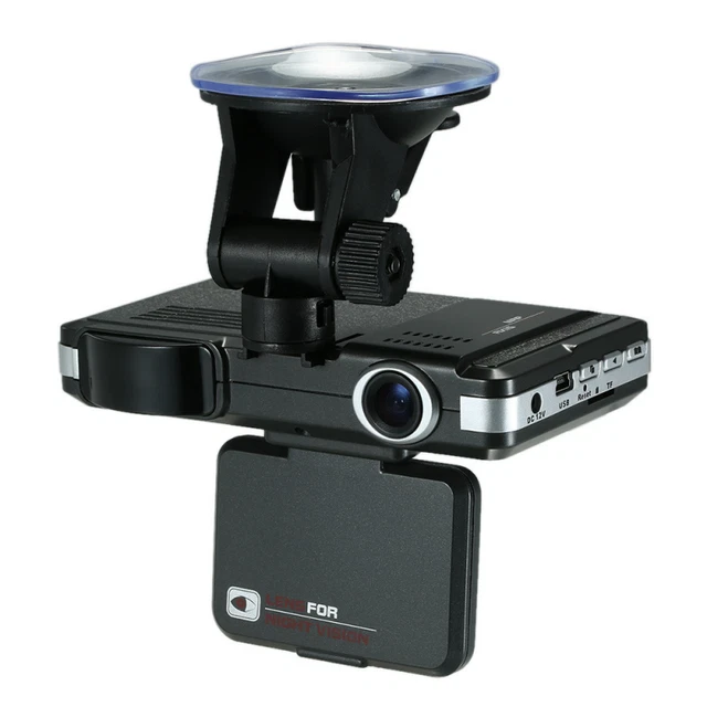 2 in 1 720P Anti Radar Detector Car DVR Dash Cam Radar Speed Detector New