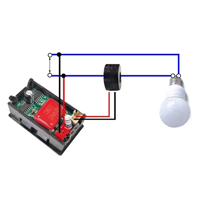 CURRENT VOLTMETER TRANSFORMER Display Mode Compact Design Dual Display ...