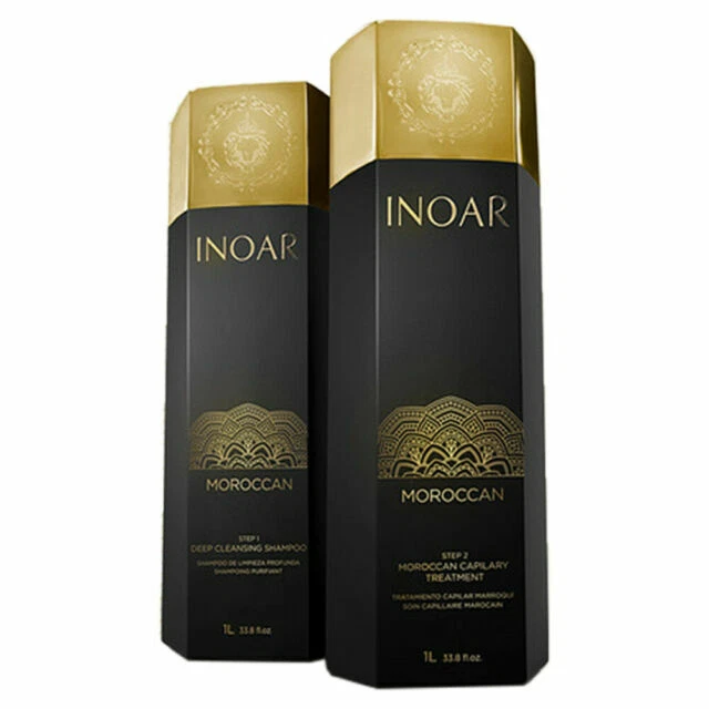 Inoar Marroquino Kit de Lissage Brésilien (2 x 1000 ml)