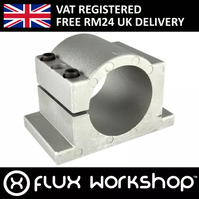 Spindle Mount Aluminium Clamp 65 80 100mm CNC Router Milling Flux Workshop