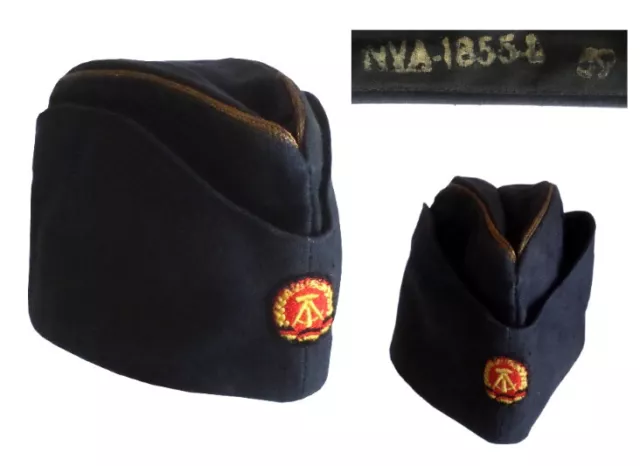 DDR NVA 1973 Schiffchen / Mütze 59 für Uniform Volksmarine Kapitän -Leu navy hat