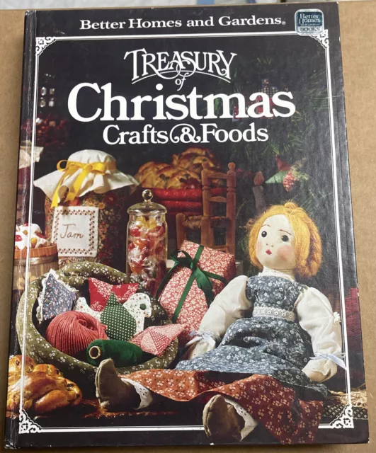 Treasury of Christmas Crafts and Foods (BETTER HOMES & GARDENS) 1980, HC, GOOD
