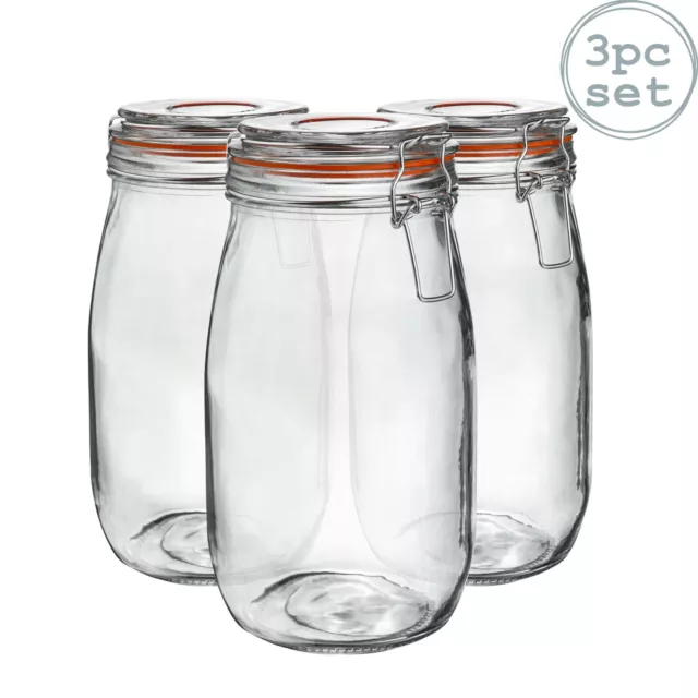 PrÃÂÃÂ©server la prÃÂÃÂ©servation Clip Top Jar - 1500 ml - x3