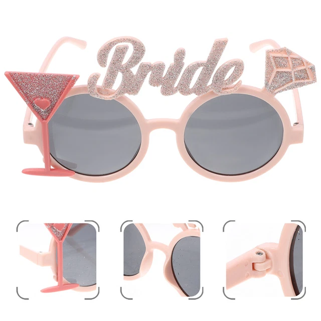 2 un. gafas de sol de fiesta gallina novia novio gafas de maquillaje gafas de uso gafas