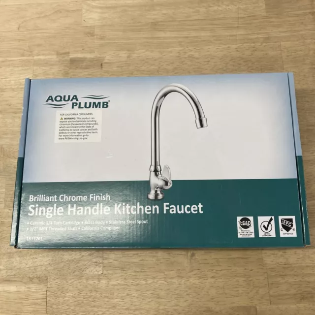 Aqua Plumb Single Handle Kitchen Faucet