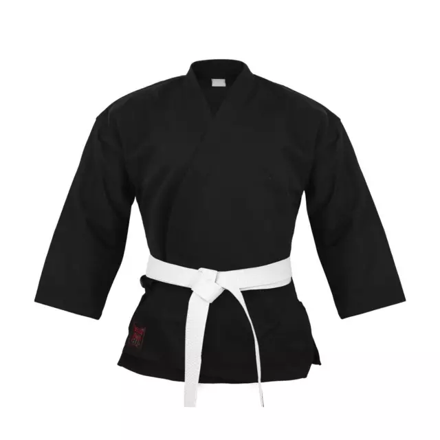 TOPSTAR SPORTS Hapkido Jacke, schwarz mit roter Schrift, Kinder & Erwachsene