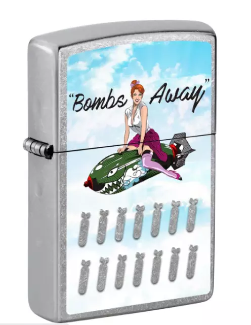 Zippo - Zippo - Bombs Away  Noseart - 81109 - Bnib