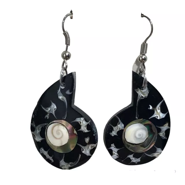 fashion Shall shape Handcraft Earring Unique Art & Craft Earring pearl shell