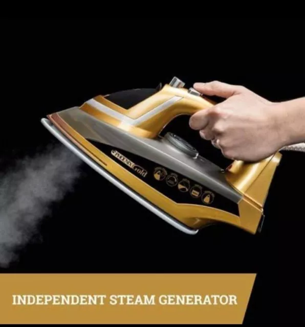 JML Phoenix Gold: Iron With Built-In Steam Generator &Ceramic Sole Plate DISPLAY