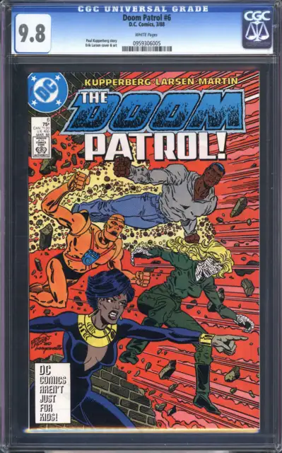 Doom Patrol #6 Cgc 9.8 White Pages // Dc Comics 1988