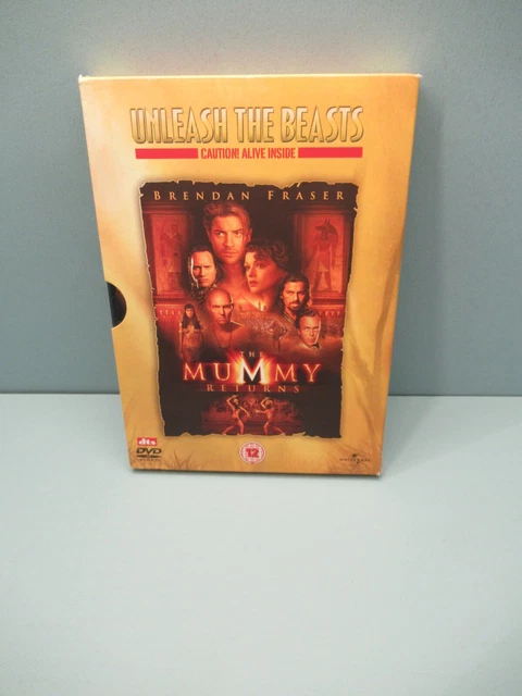 THE MUMMY RETURNS DVD Brendan Fraser Rachel Weisz, Arnold Vosloo, bonus ...