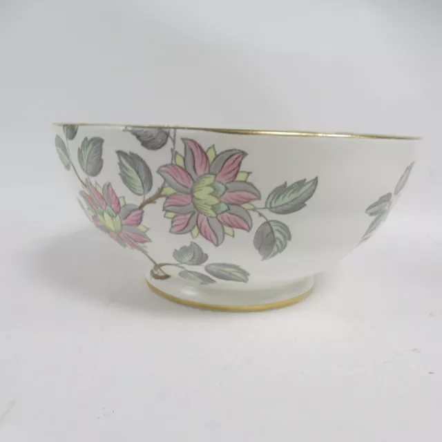 Maling Pottery Antique Bowl Brocade Pattern Colourful Floral Design Ceramic Bowl