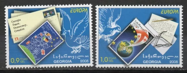 Géorgie YT 443-444 neuf sans charnière XX MNH Europa 2008