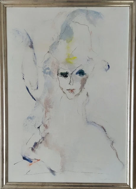 Ernesto TRECCANI  (1920-2009) - Volto - Olio su tela