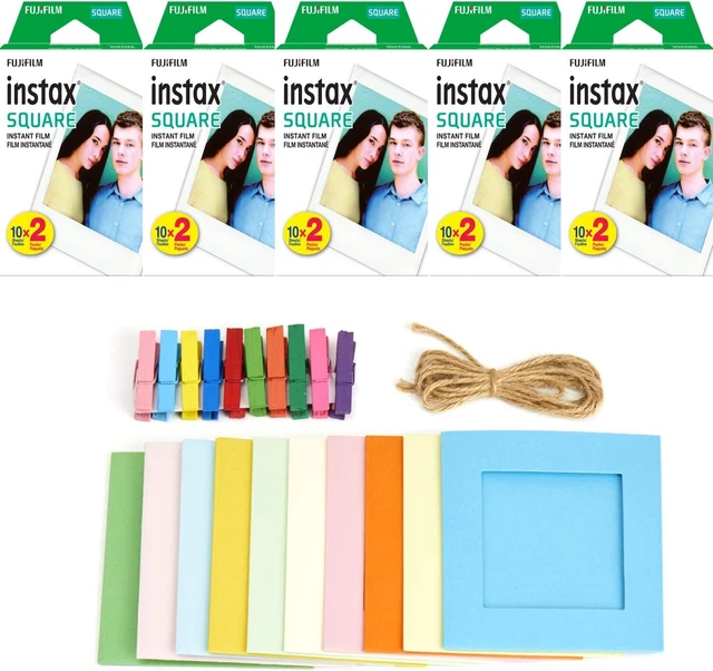 Fujifilm Instax Square Instant Film + Hanging Photo Frame NEW from JAPAN