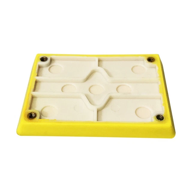 Lijado de muebles almohadilla de lijado almohadilla de pulido 70*100 mm amarillo negro almohadilla de lijado
